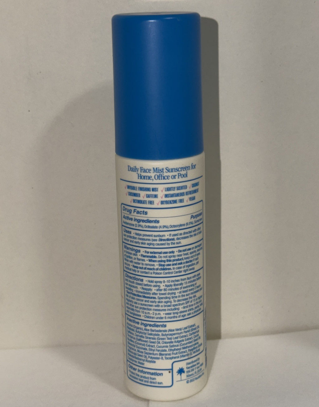 SPF50 Face Mist Sunscreen 2.2 fl Oz - Hydrating Skin Protection