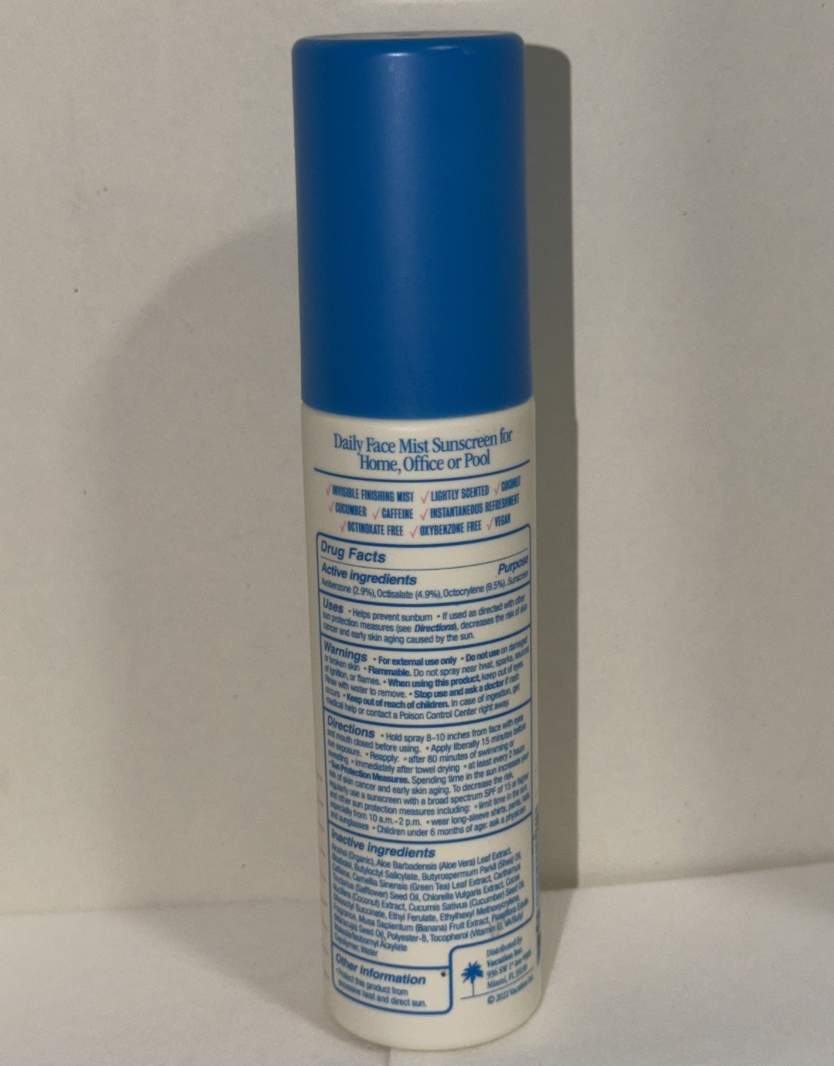 SPF50 Face Mist Sunscreen 2.2 fl Oz - Hydrating Skin Protection