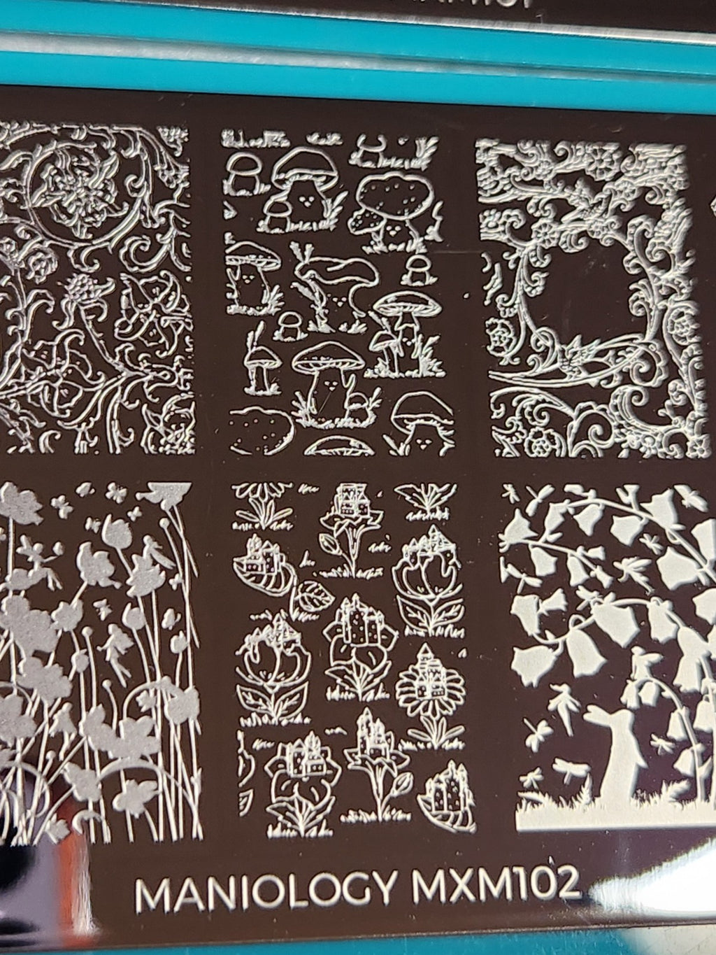 Maniology Nail Stamping Plate Set MXM101 & MXM102 - Nail Art Tools