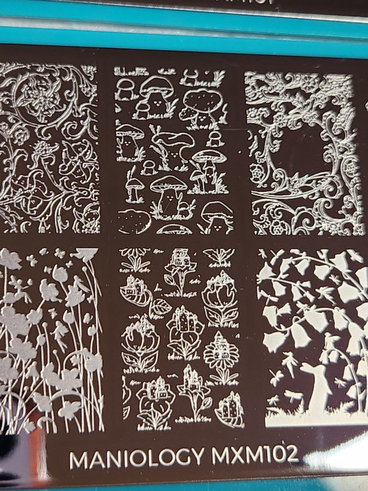 Maniology Nail Stamping Plate Set MXM101 & MXM102 - Nail Art Tools