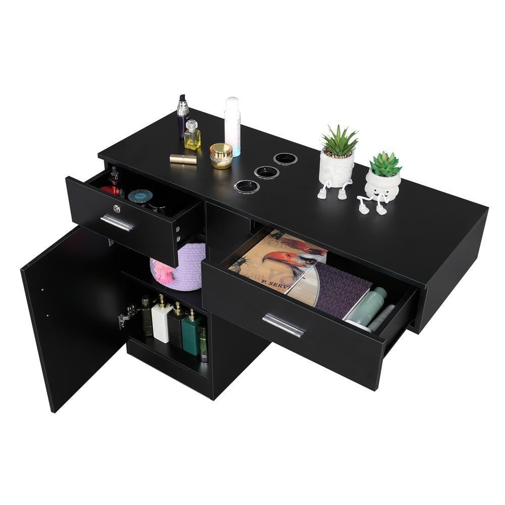Salon Hairdressing Storage Cabinet with Drawers & Locking Doors