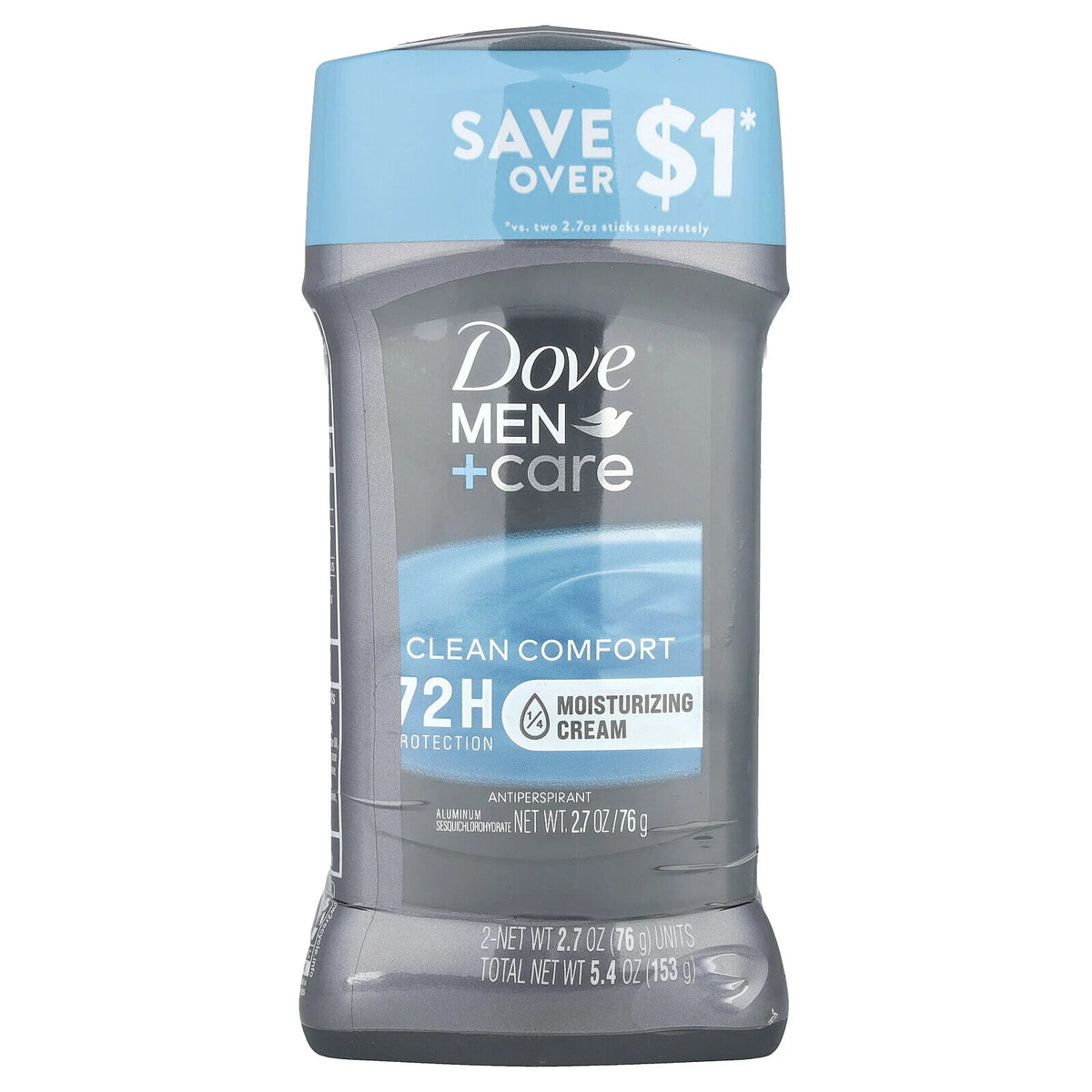Men's Antiperspirant Deodorant Clean Comfort 2 Pack - 2.7 oz Each