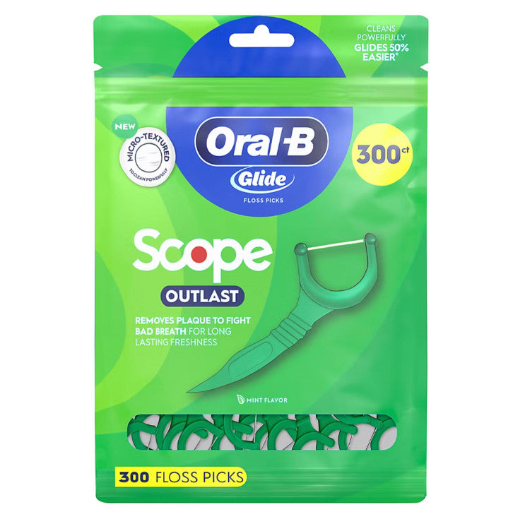 Dental Floss Picks with Mint Fresh Breath – 300 Count