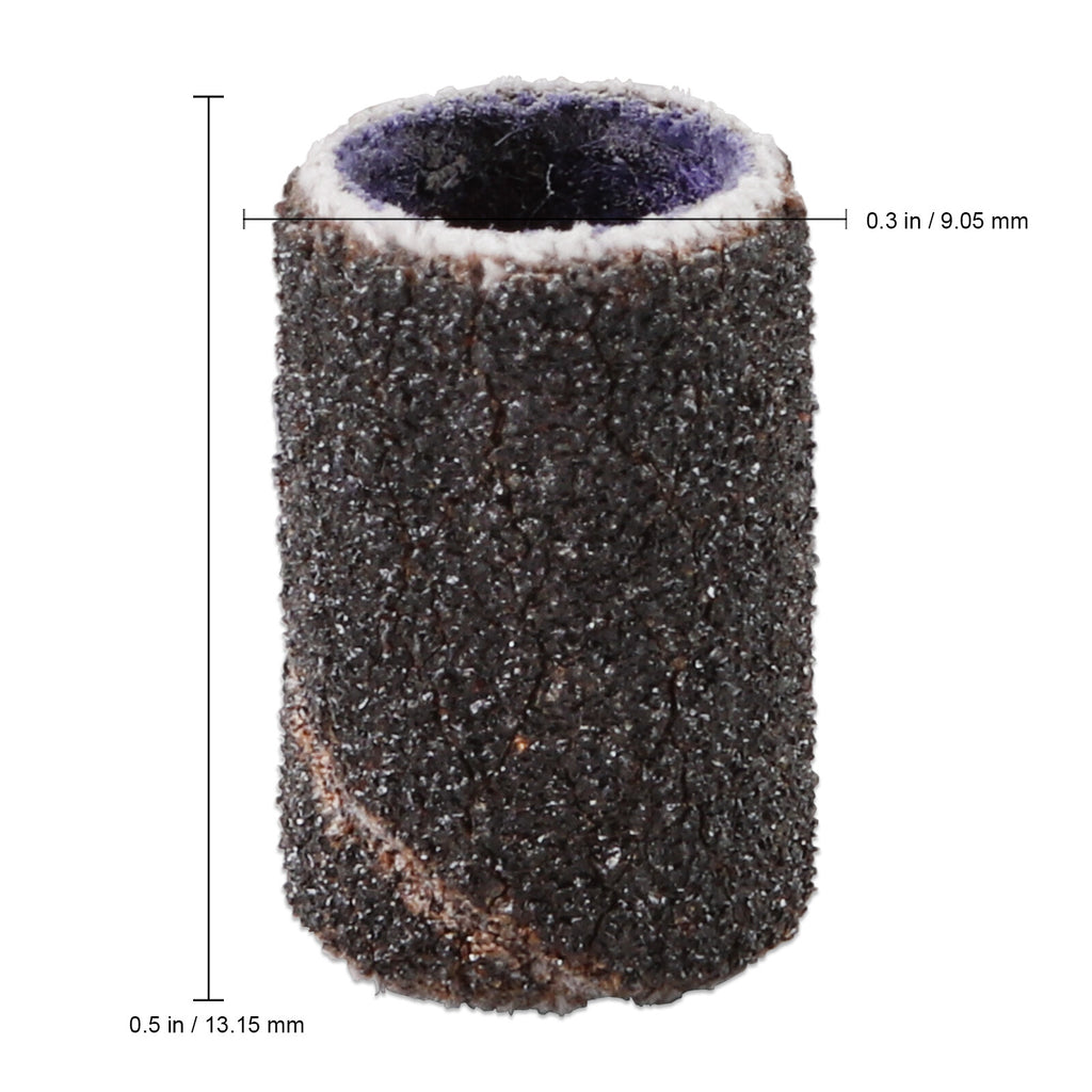 Nail Sanding Bands for Drill Bits 120 Grit Black - 100 Pieces, Manicure & Pedicure