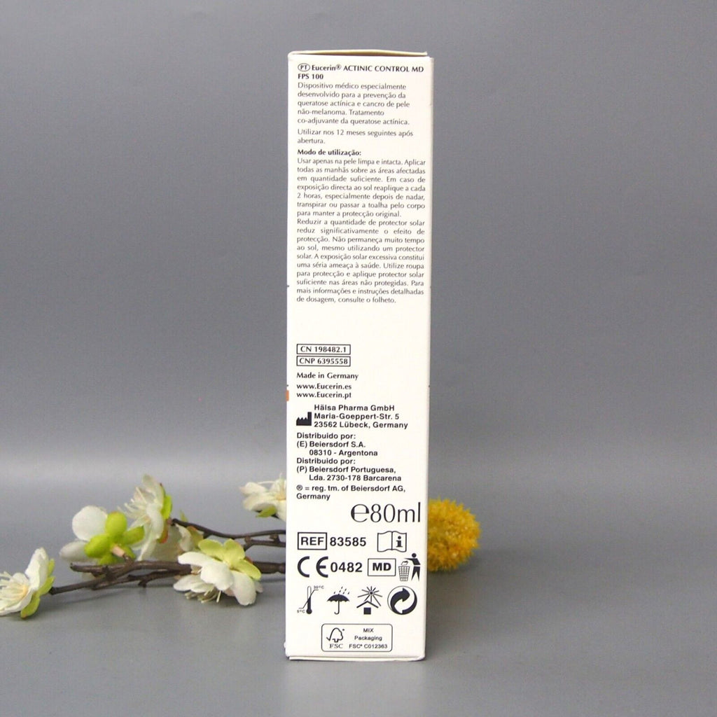 Eucerin Sun SPF 100 Fluid for Actinic Keratosis Prevention - 80ml