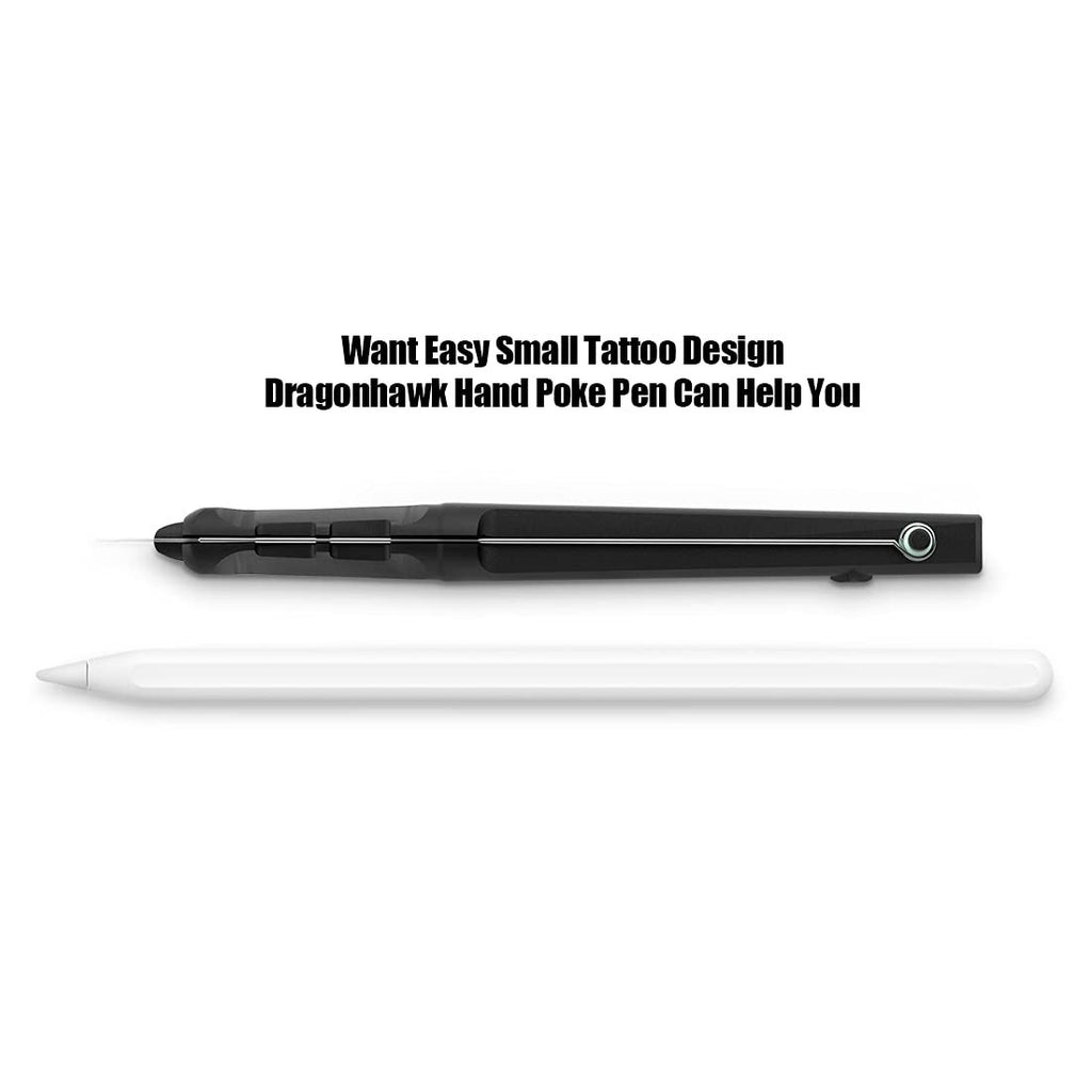 Dragonhawk Poke Tattoo Kit - Beginner Pen Style Handheld Practice Set
