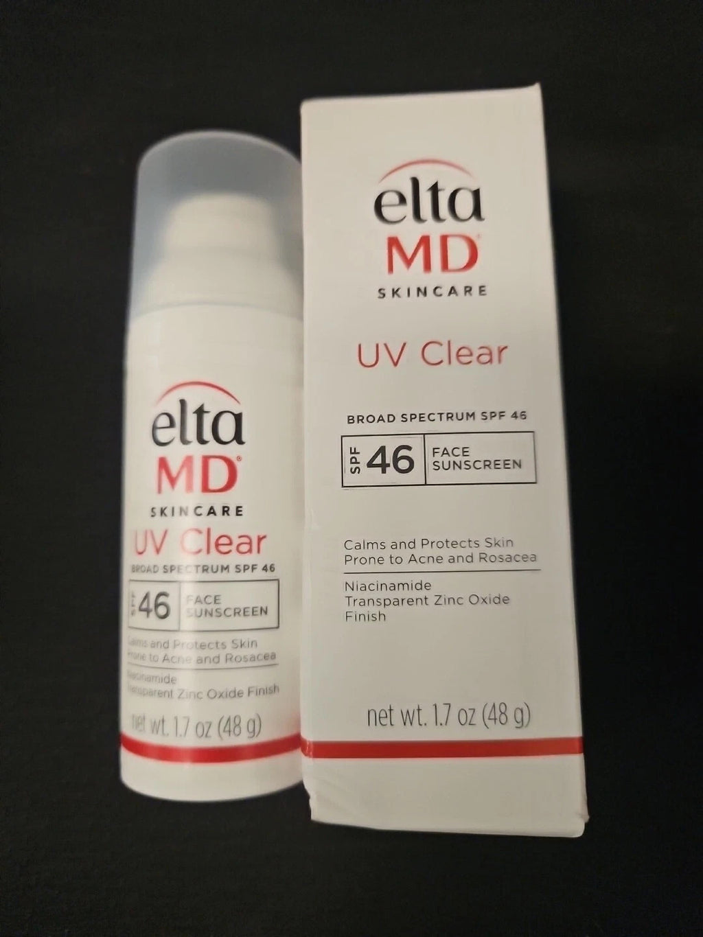 Broad-Spectrum SPF 46 UV Clear Facial Sunscreen - 1.7 oz, New