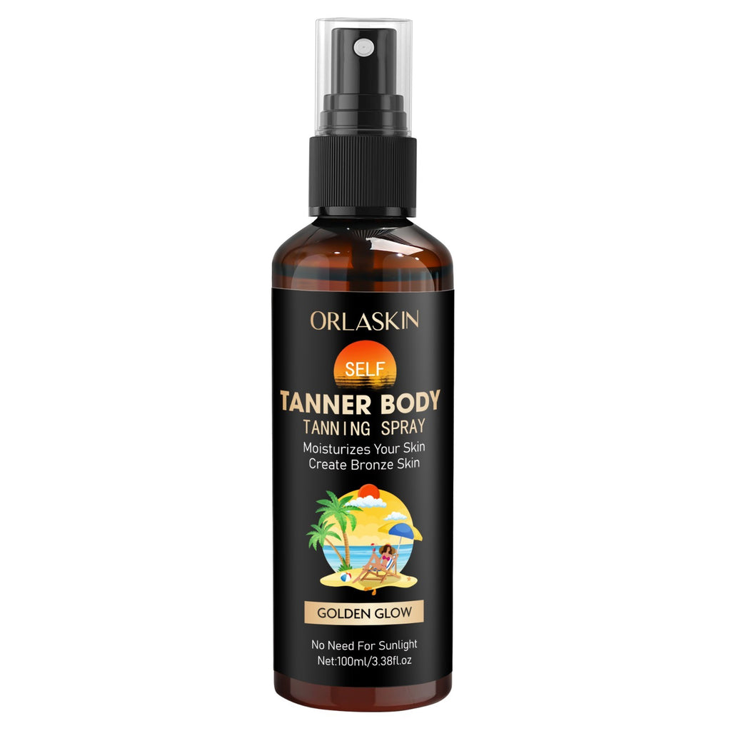 Self Tanner Spray for Face & Body - Natural Glow, Quick Dry, Streak-Free 100ml