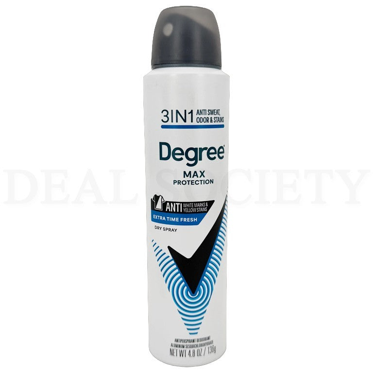 Men's Max Protection 3-in-1 Extra Fresh Antiperspirant Deodorant Spray - 4.8oz Lot of 6