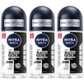 Nivea Men Black & White Original Roll-On Deodorant 3 Pack, 50ml