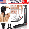 Electric Back & Body Shaver with Extendable Handle & USB Rechargeable