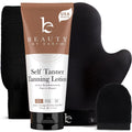 Organic Self Tanner Lotion Kit for Face & Body - Streak-Free Glow