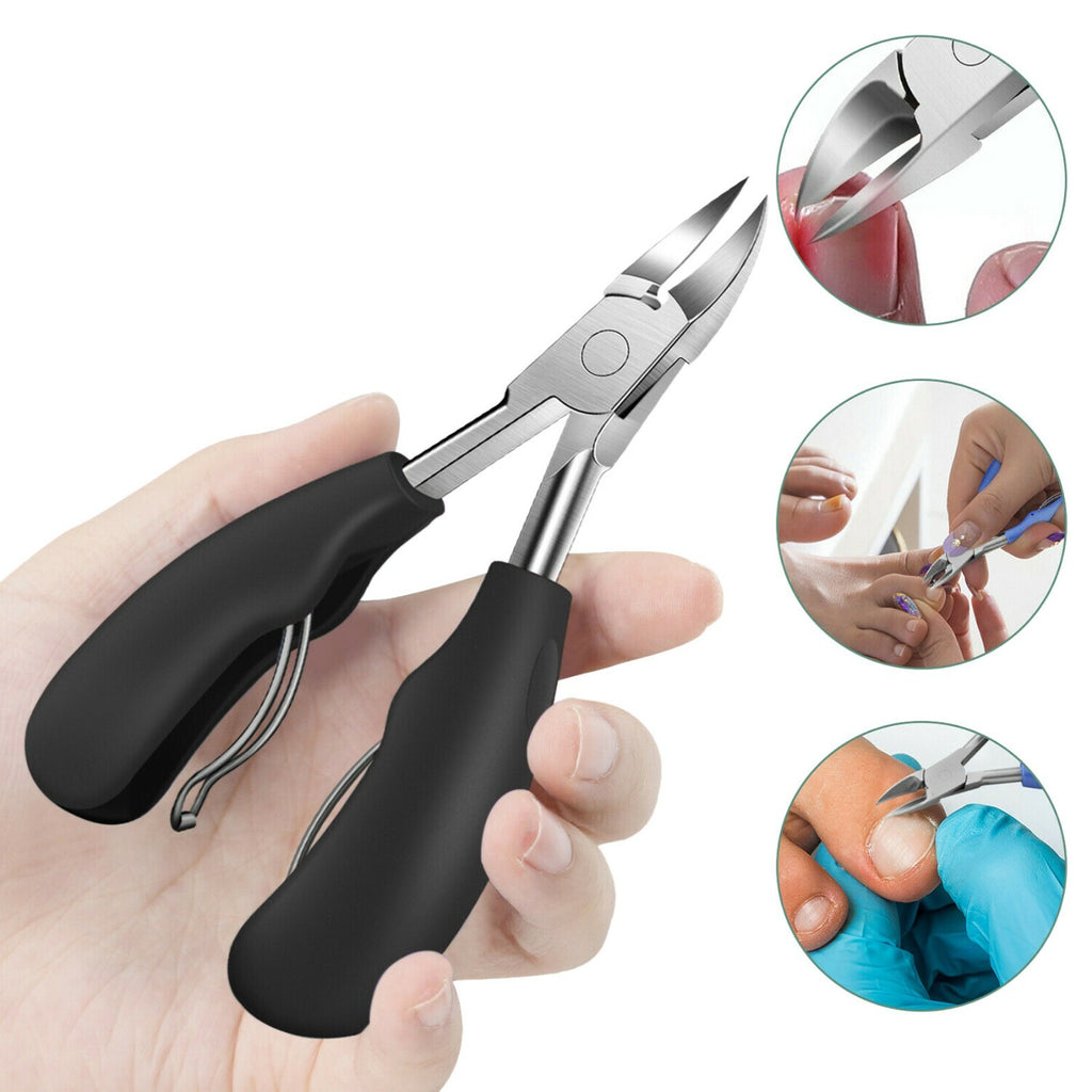 Heavy Duty Toenail Clippers for Thick Nails & Ingrown Toenails - Stainless Steel