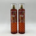 Bath & Body Works Sensual Amber Fragrance Mist Set - 2 x 8 Fl Oz