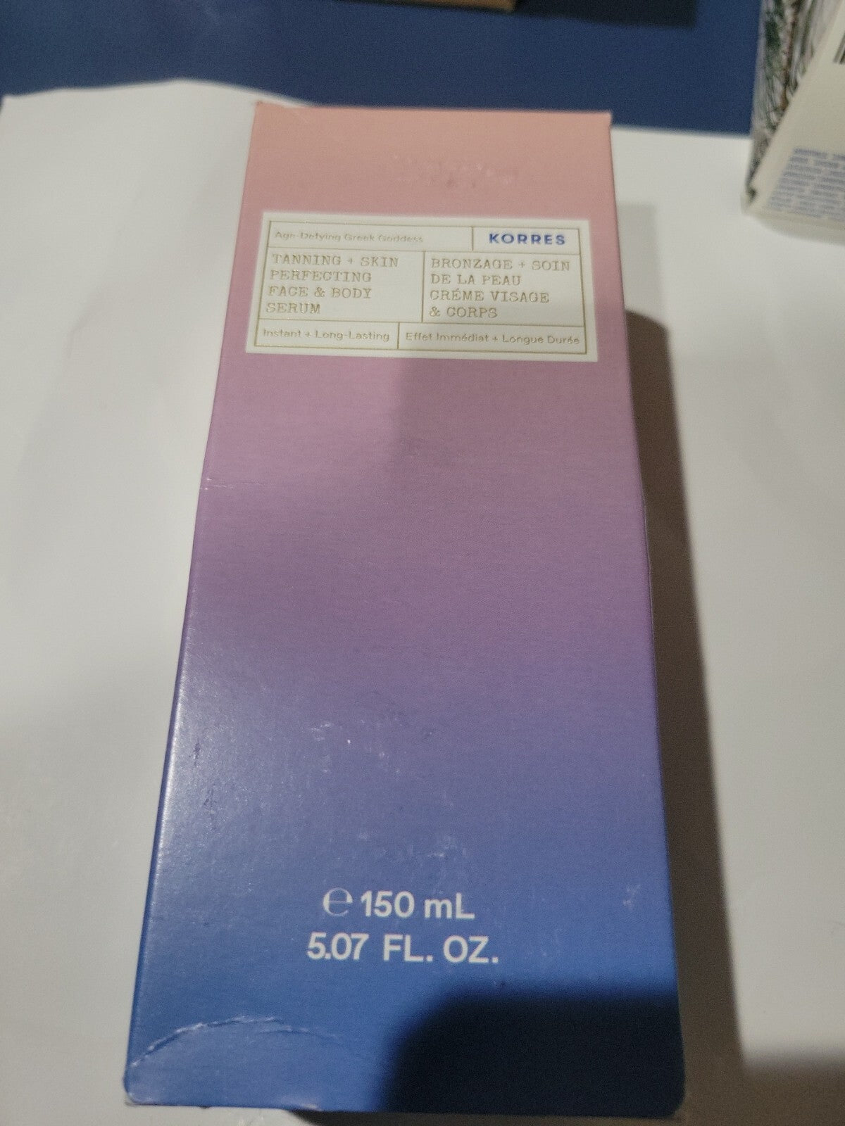 Korres Tanning and Skin Perfecting Face & Body Serum 150ml Sealed