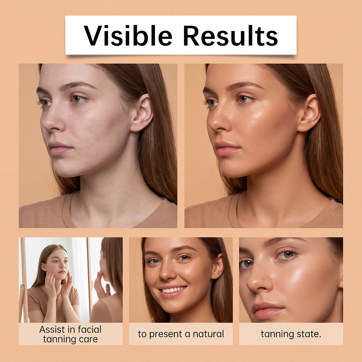 Self Tanning Patches with Microneedle for Natural Golden Glow - Hydrating & Streak-Free