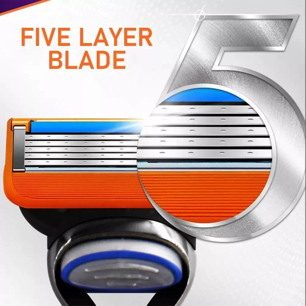 Shaving Razor Blade Refills Compatible with Gillette Fusion 5 Proglide - Multiple Quantities