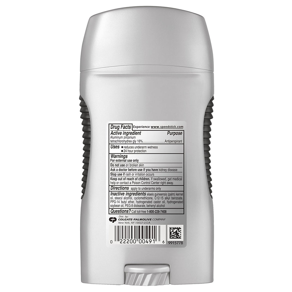 Speed Stick Power Unscented Anti-Perspirant Deodorant 3 Oz - 4 Pack