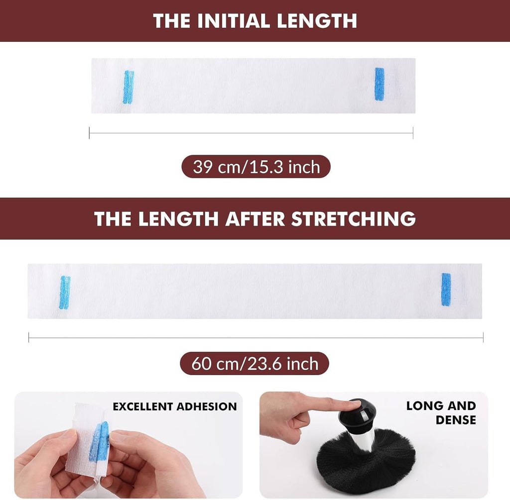 Hair Cutting Cape Set with Neck Brush & Disposable Paper for Barber Shop