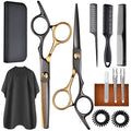 Professional 13-Piece Hair Cutting Scissors Shears Kit - 6.5 Inch Stainless Steel