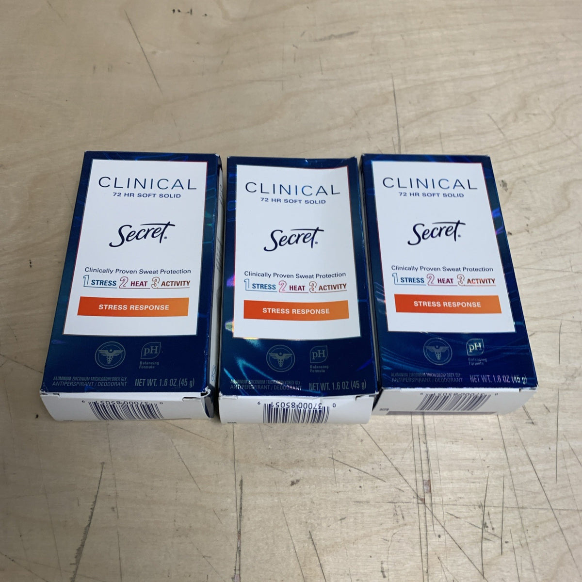 Secret Clinical Strength Antiperspirant Deodorant Pack - 48HR, 1.6oz (3 Pack)