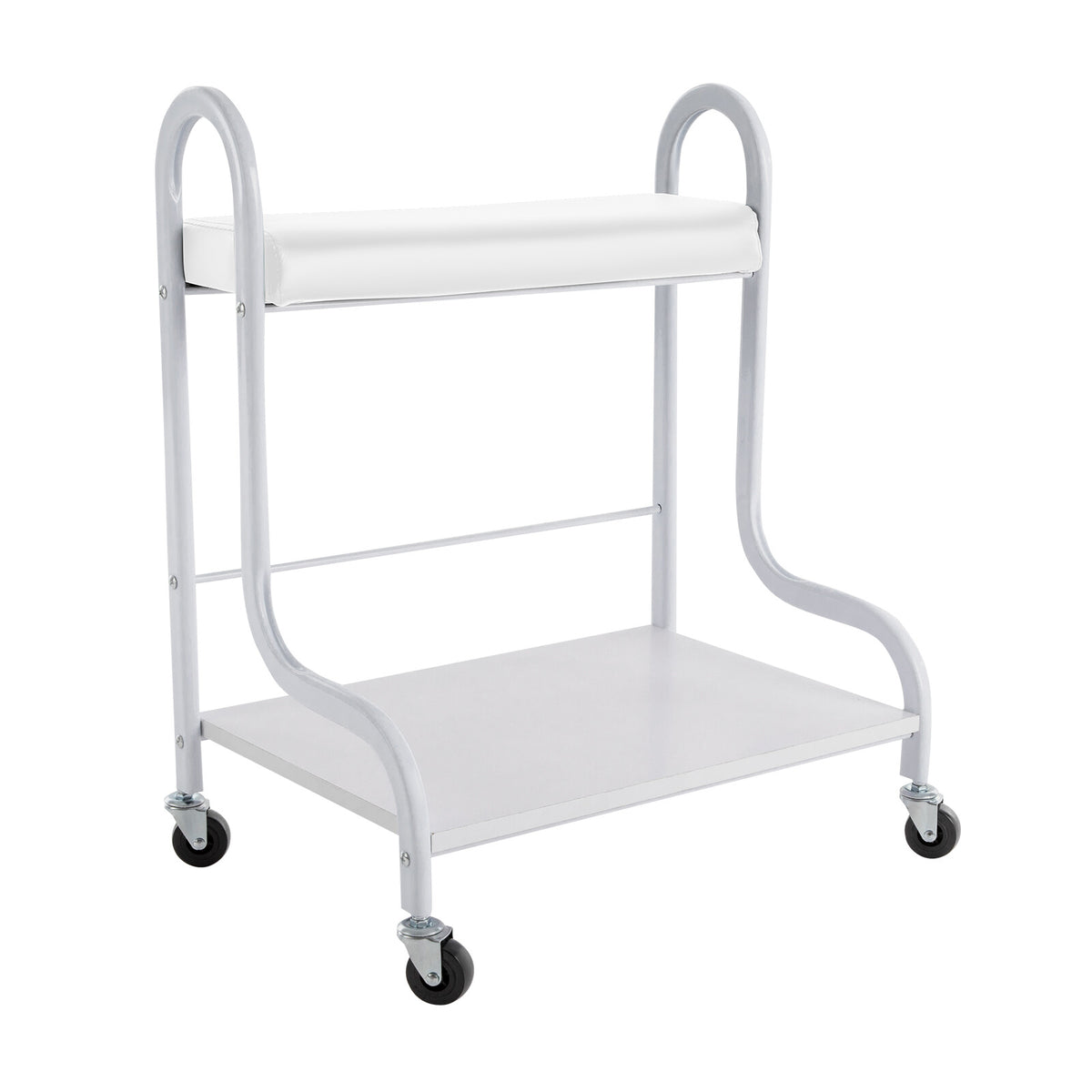 Portable Nail & Foot Spa Trolley Cart with Foot Rest for Salon and Home Use