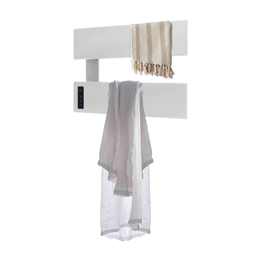 Wall-Mounted Electric Towel Warmer 100W Aluminum Alloy Bathroom Heater