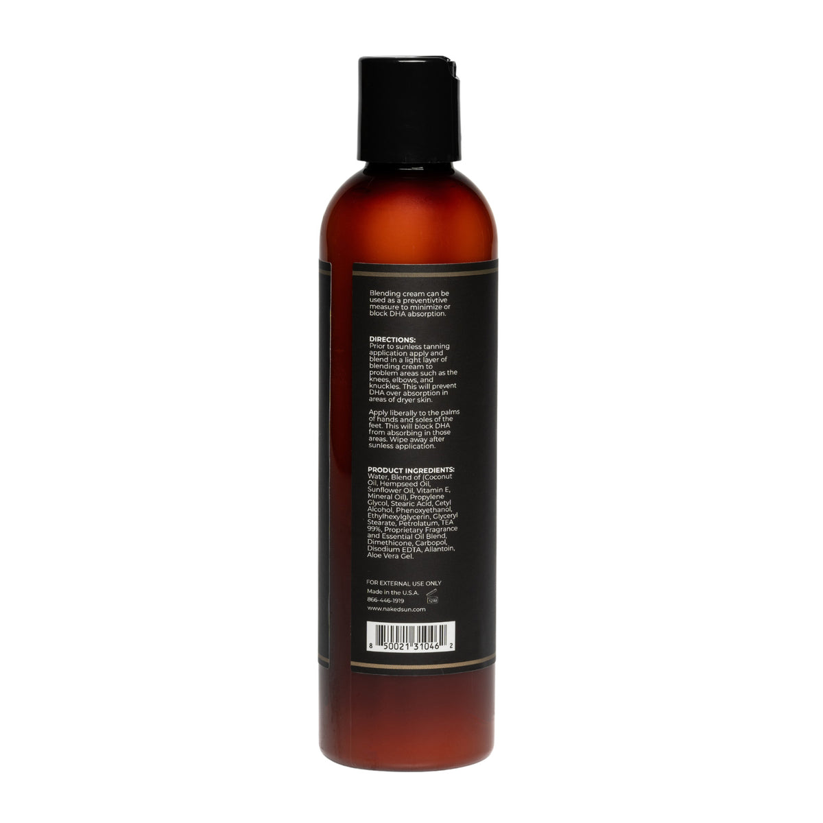 Spray Tan Barrier Lotion - DHA Blocking Cream for Sunless Tanning - 8oz