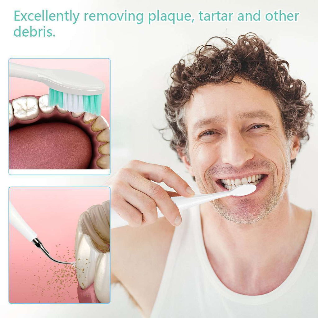 Wireless Electric Toothbrush Flosser Set with 5 Modes and Water Jet