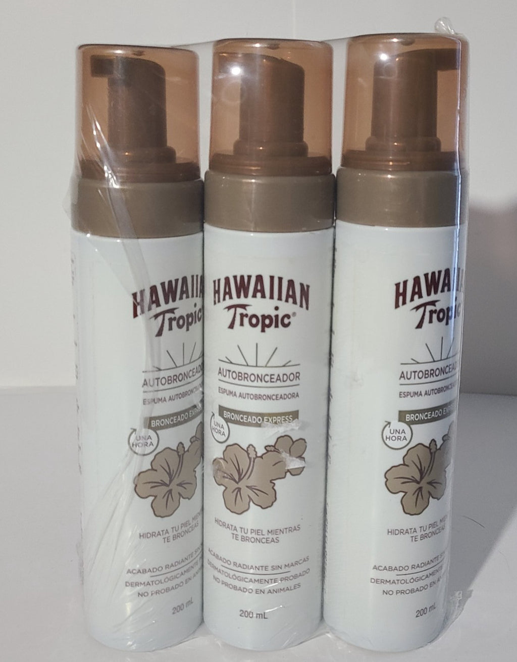 Self-Tanning Lotion Set - Hawaiian Tropic Autobronze 200ml x 3
