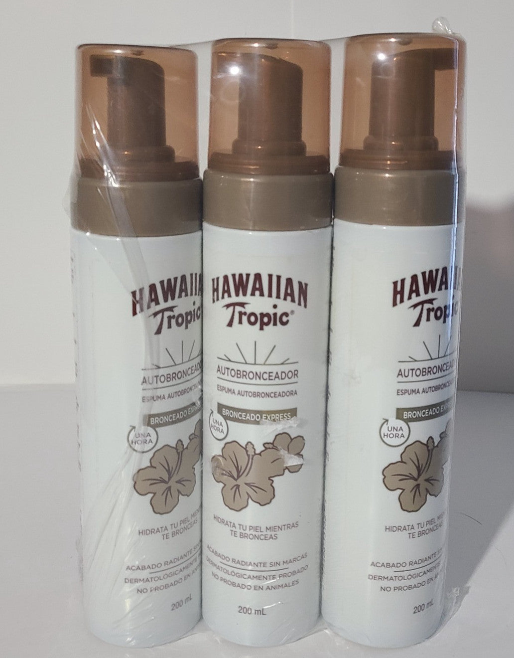 Self-Tanning Lotion Set - Hawaiian Tropic Autobronze 200ml x 3