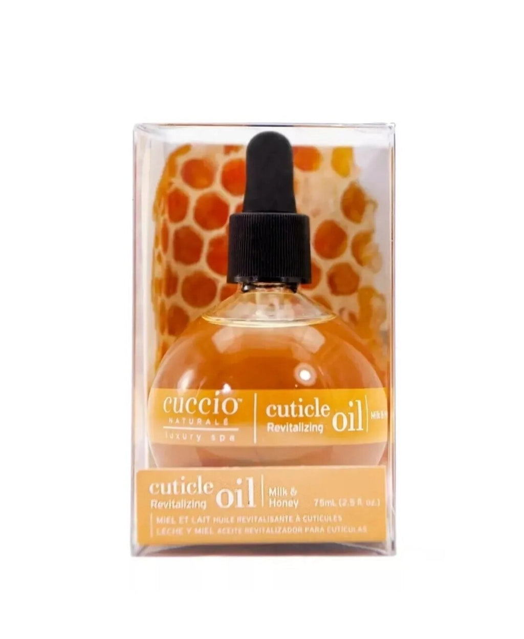 Revitalizing Cuticle Oil with Milk & Honey - Paraben-Free 2.5 Oz