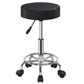 Adjustable Salon Spa Stool with Swivel Castors and Footrest