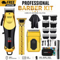 Men's Cordless Hair Clipper & Trimmer Set for Grooming and Barbering