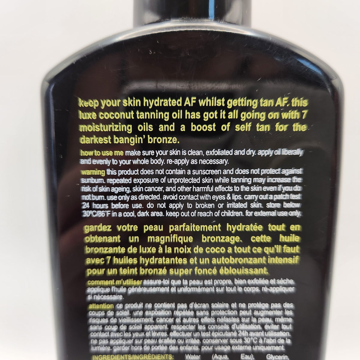 Unisex Dry Tanning Oil - 8 Oz Skin Enhancer & Tanning