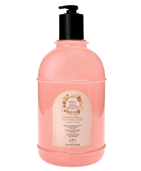 Perlier Honey Juliet's Rose Bath Shower Cream 3L - Moisturizing & Luxurious