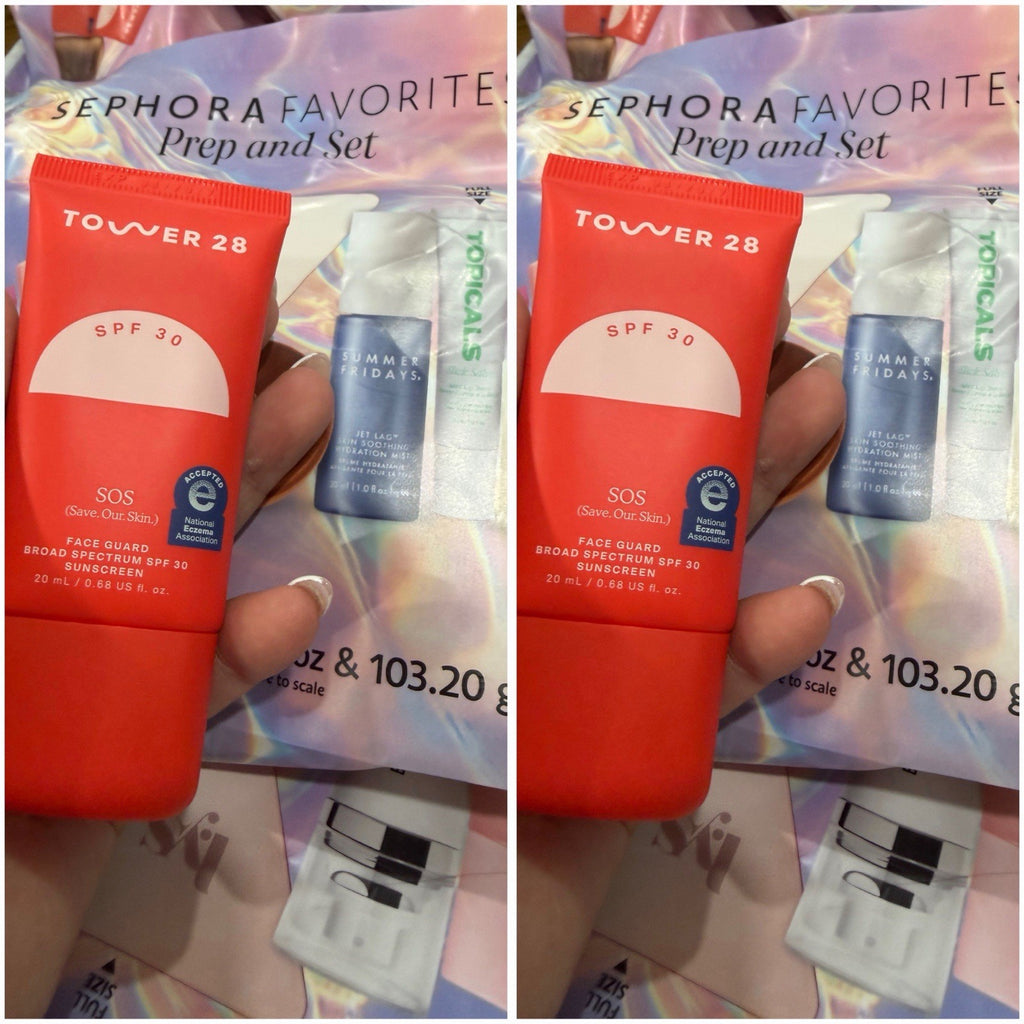 Mineral Sunscreen SPF 30 Travel Size - Face Guard 0.68 oz by Tower 28