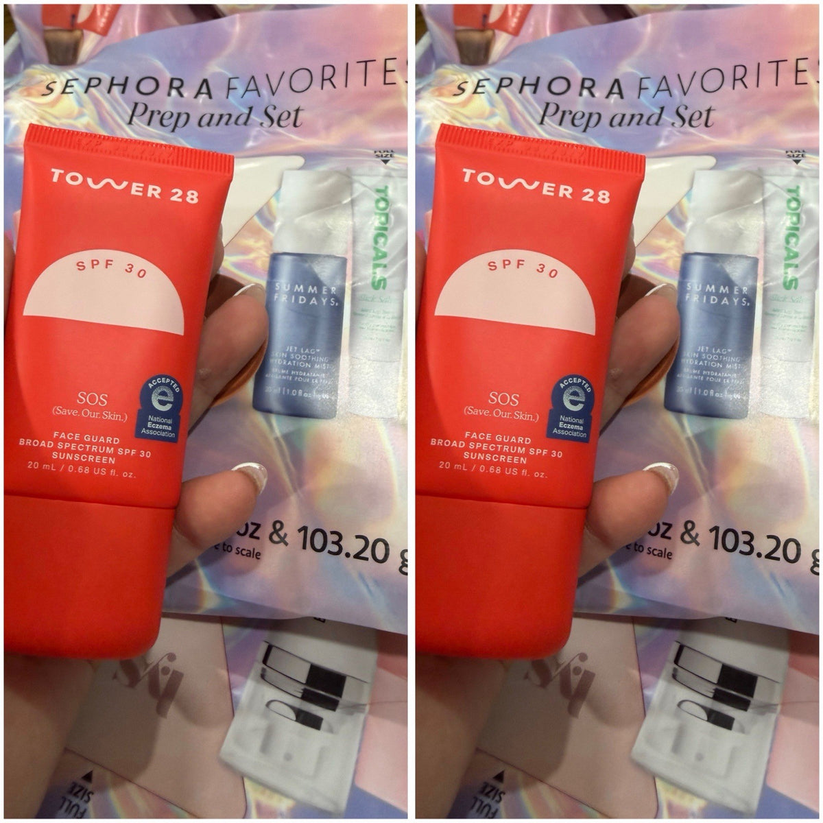 Mineral Sunscreen SPF 30 Travel Size - Face Guard 0.68 oz by Tower 28