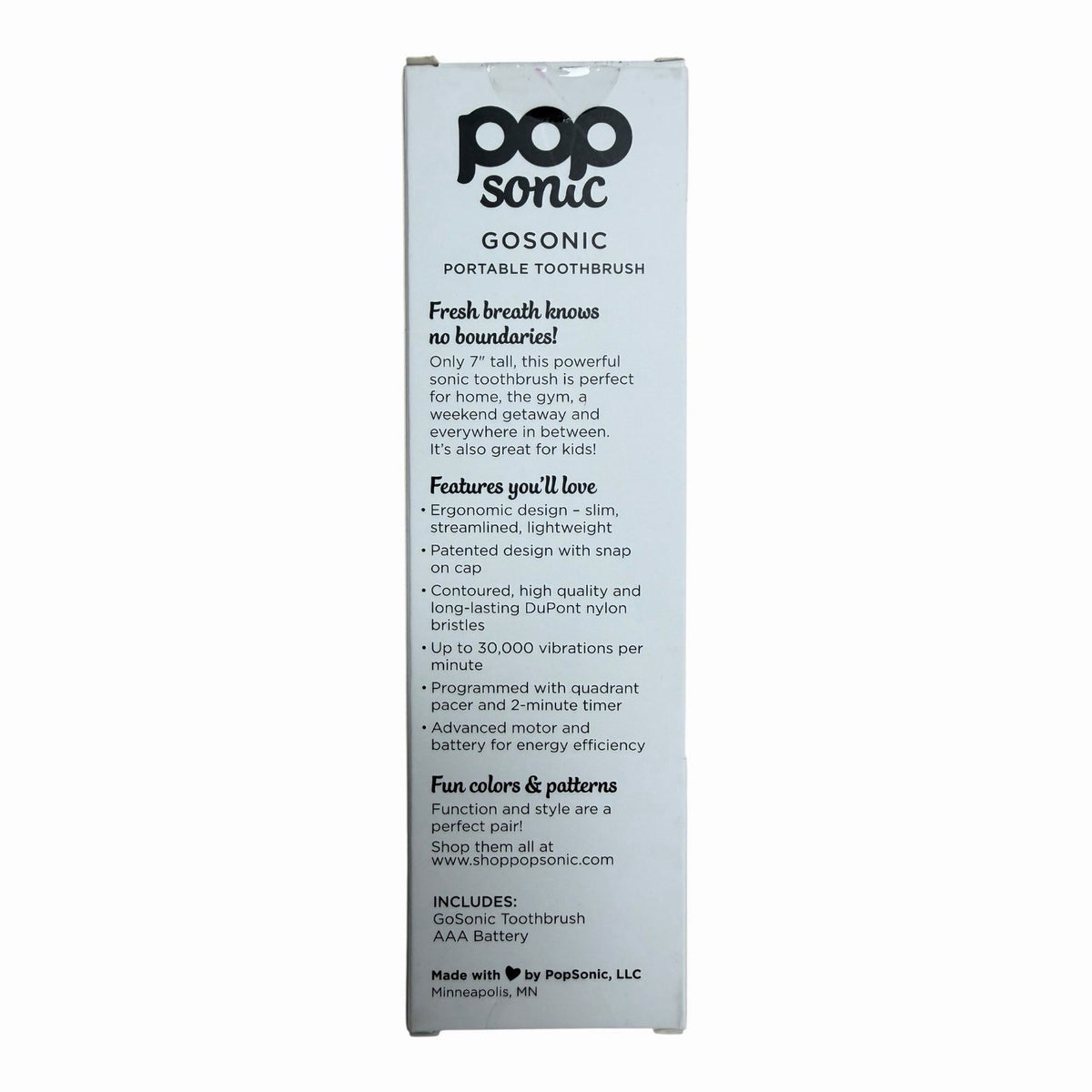Super Soft Multi-Color Sonic Toothbrush 3-Pack with 2 Speeds
