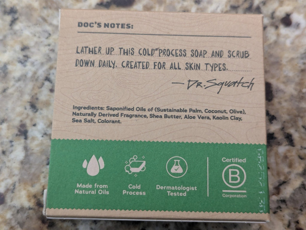 Men's Natural Soap with Aloe Vera - Cool Fresh Scent 5 oz Bar