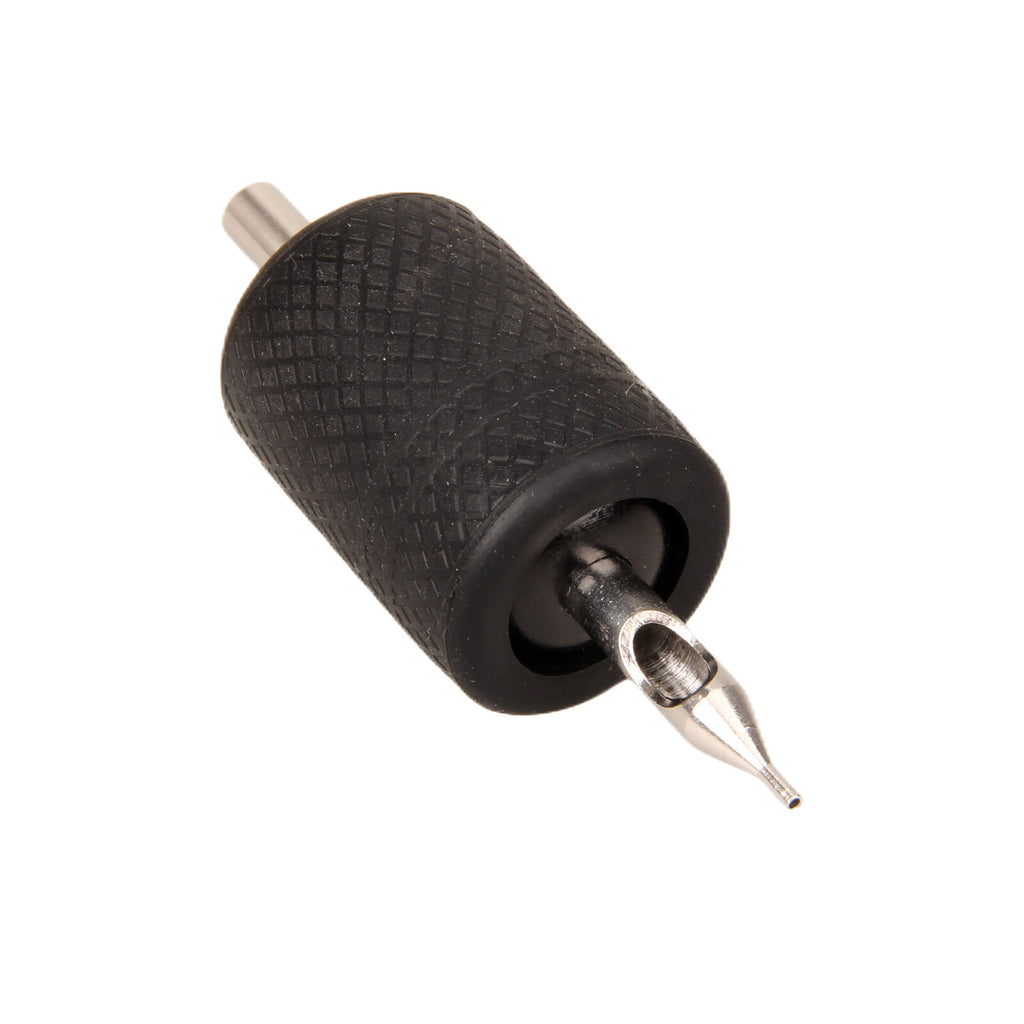 Self-Lock 25mm Tattoo Grip with Silicone Cover & Stainless Tips Kit