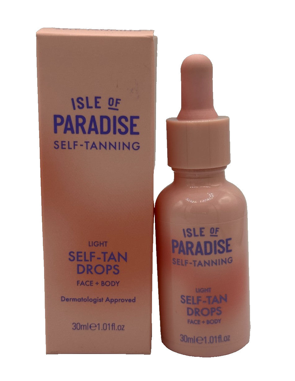 Self Tanning Drops Light Face and Body - 30ml | Gradual Sunless Tan