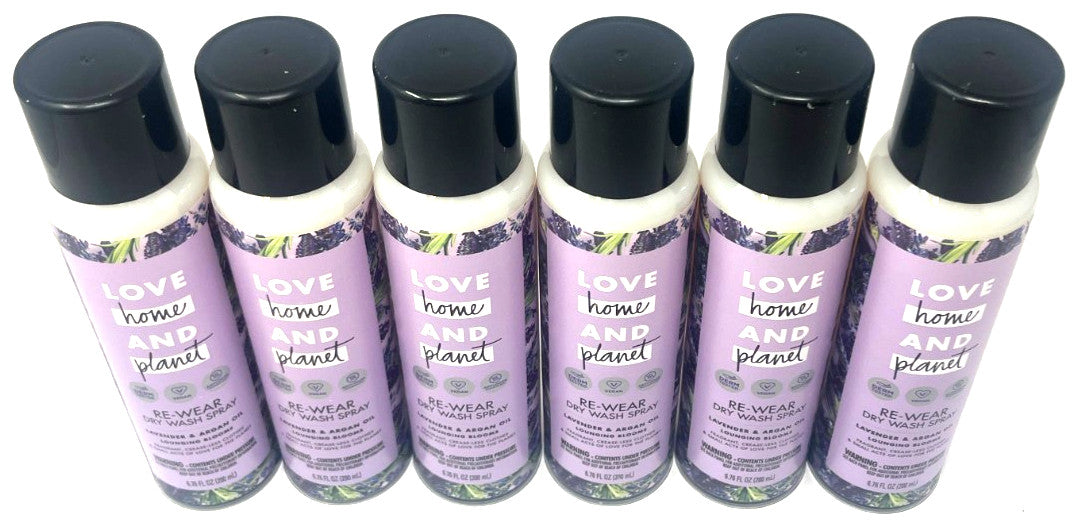 Re-Wear Dry Wash Spray - 6 Pack, 6.76 fl oz, Fresh Scent
