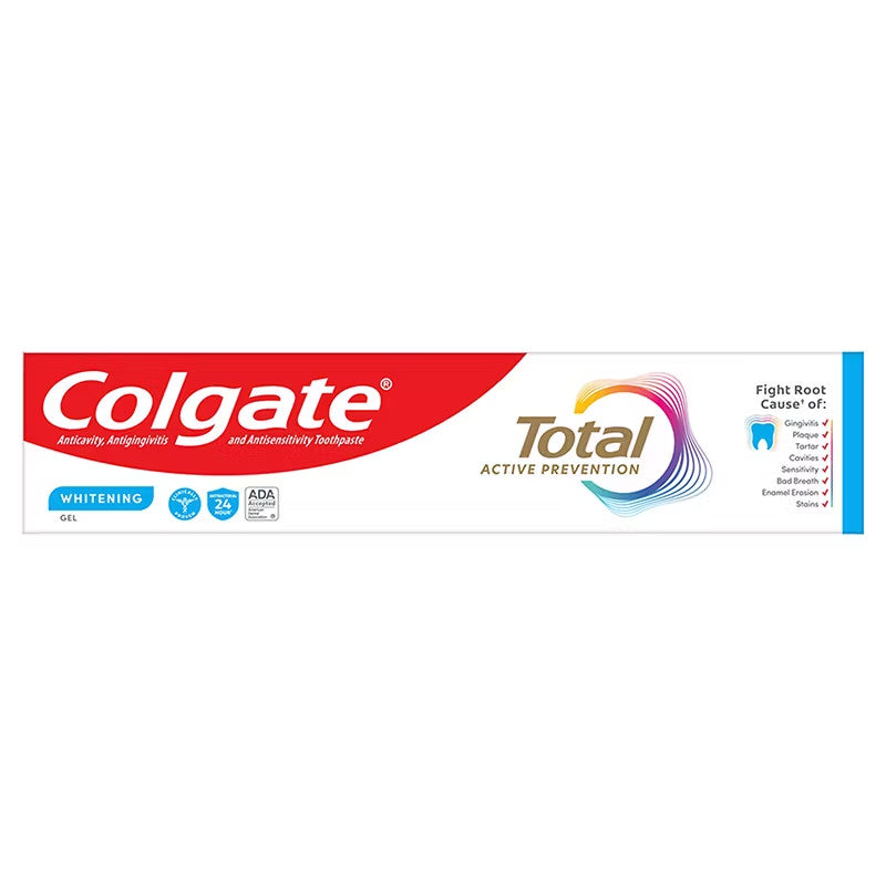 Whitening Gel Toothpaste Pack - Fluoride, Anti-Bacterial, Gental Surface Stain Removal