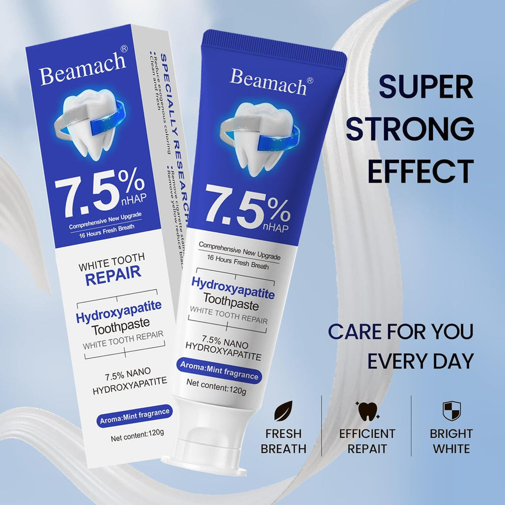 Nano Hydroxyapatite Toothpaste for Sensitive Teeth - 120g, 2-Pack