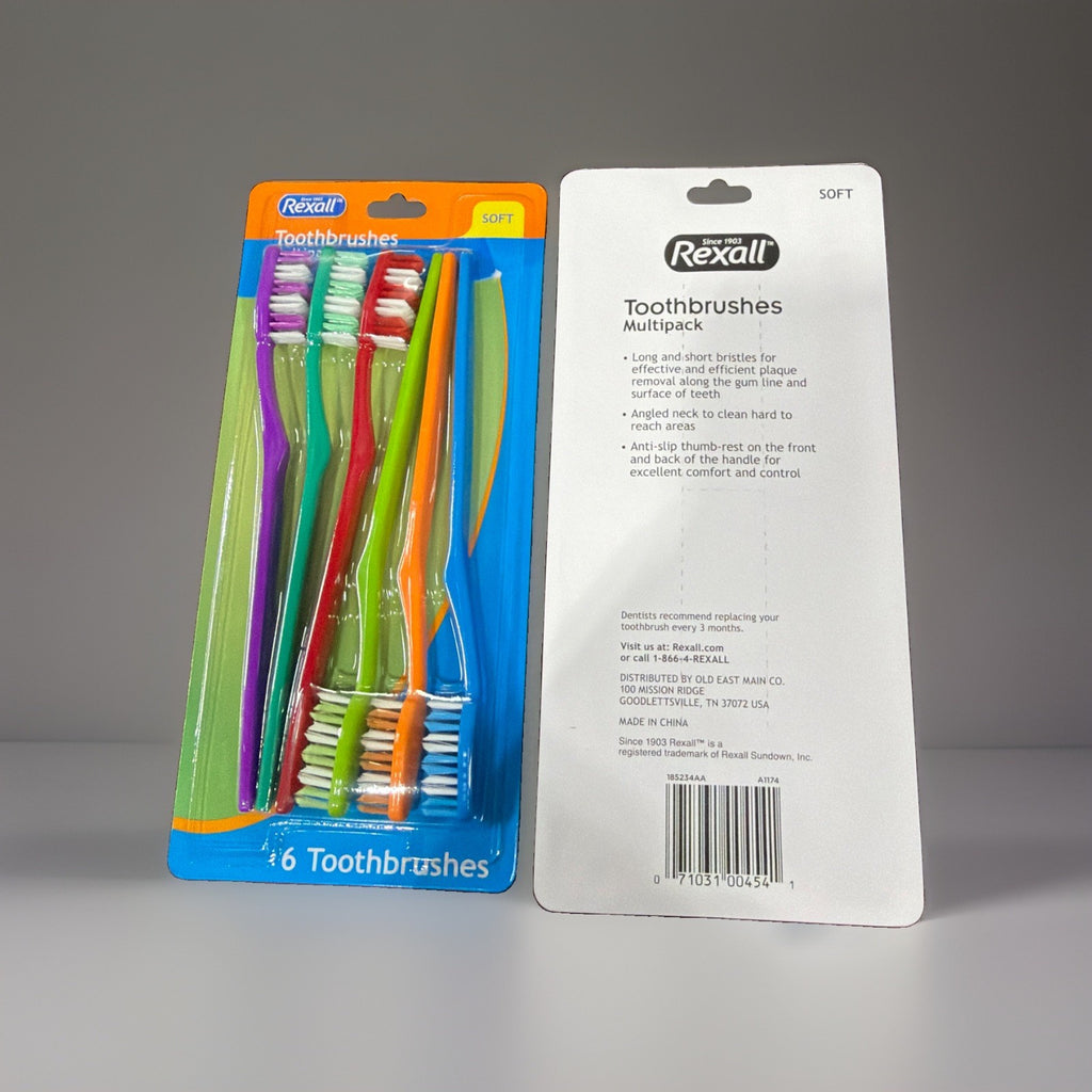 Soft Toothbrush Pack - 12 Total Brushes for Gentle Oral Care