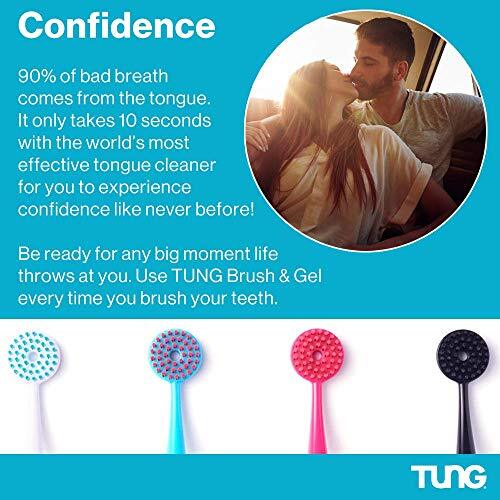 Tongue Cleaner and Breath Freshening Gel Kit - Bad Breath Odor Eliminator