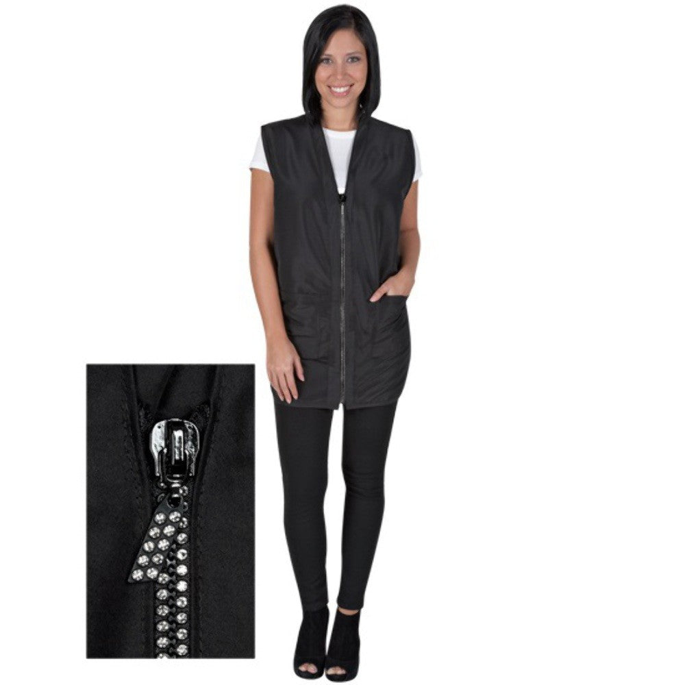 Betty Dain Glitz Stylist Vest Large Professional Hair Styling Vest