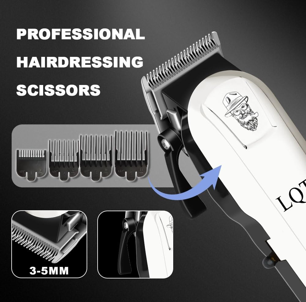 Professional Hair Clippers and Trimmer Set for Men - Salon-Quality Grooming Kit
