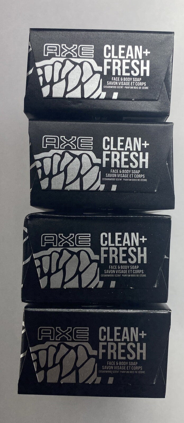 Men's Cedarwood Scent Face & Body Bar Soap 3.5 oz - 4 Pack